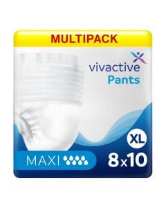 Multipack 8x Vivactive Pants Maxi XL (2300ml) 10 Pièces