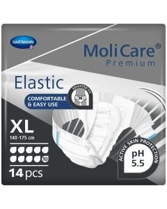 MoliCare Premium Elastic 10 Drops XL (4380ml) 14 Pièces