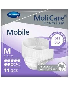 MoliCare Premium Mobile Pants 8 Drops Medium (2015ml) 14 Pièces