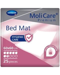 MoliCare Premium Bed Mat 7 Drops 60x60cm (975ml) 25 Pièces