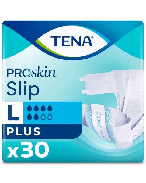 TENA Slip Plus L (2400ml) 30 Pièces