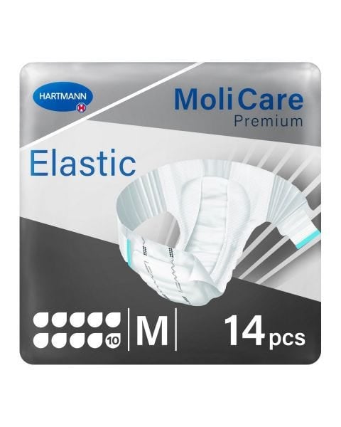 MoliCare Premium Elastic 10 Gouttes M (3700ml) 14 Pièces