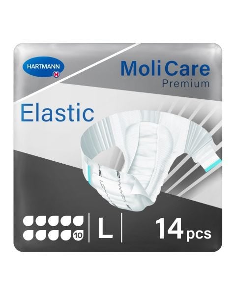 MoliCare Premium Elastic 10 Gouttes L (4200ml) 14 Pièces