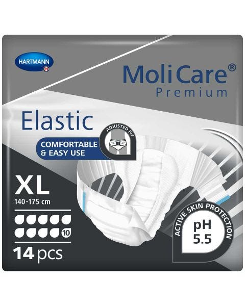 MoliCare Premium Elastic 10 Gouttes XL (4380ml) 14 Pièces