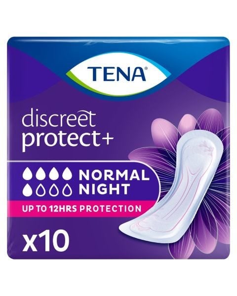 TENA Discreet Normal Nuit (530ml) 10 Pièces